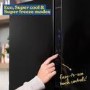 GRADE A2 - Russell Hobbs 439 Litre Side-By-Side American Fridge Freezer - Black