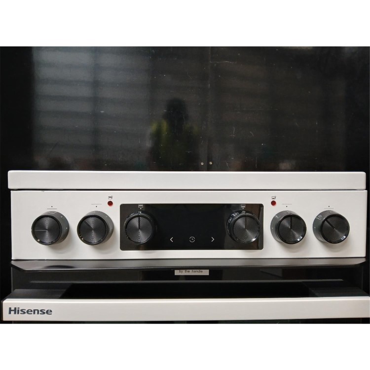 Refurbished Hisense HDCEC5C10W 50cm Electric Cooker with Air Fry - White