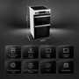 Refurbished Hisense HDCEC5C10W 50cm Electric Cooker with Air Fry - White