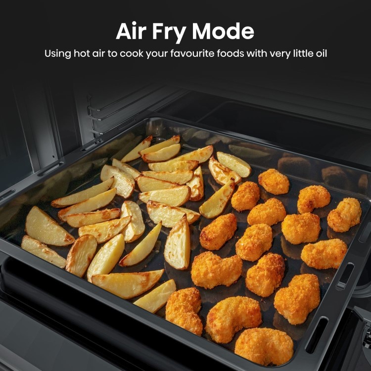 Refurbished Hisense HDCEC5C10W 50cm Electric Cooker with Air Fry - White