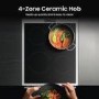Refurbished Hisense HDCEC5C10W 50cm Electric Cooker with Air Fry - White