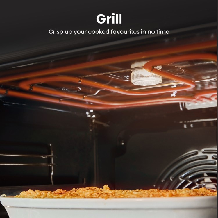 Refurbished Hisense HDCEC5C10W 50cm Electric Cooker with Air Fry - White