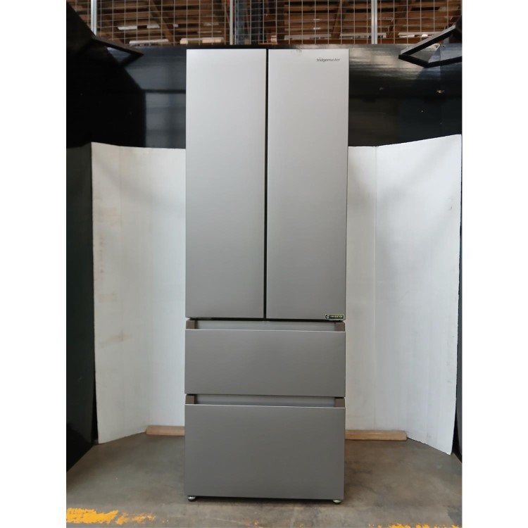 Refurbished Fridgemaster MF70450ES 485 Litre French Style American Fridge Freezer - Silver