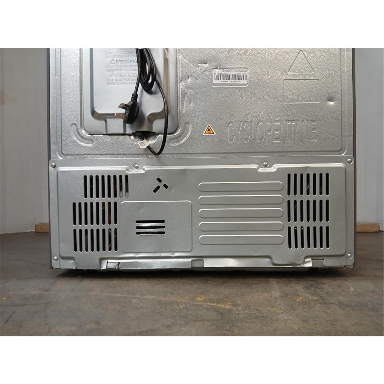 Refurbished Fridgemaster MF70450ES 485 Litre French Style American Fridge Freezer - Silver
