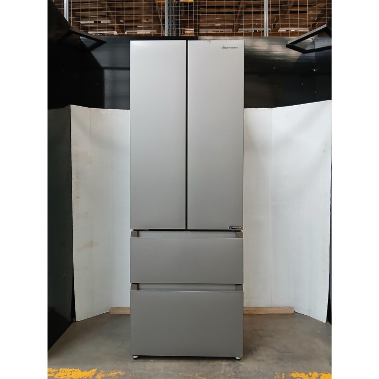 Refurbished Fridgemaster MF70450ES 485 Litre French Style American Fridge Freezer - Silver