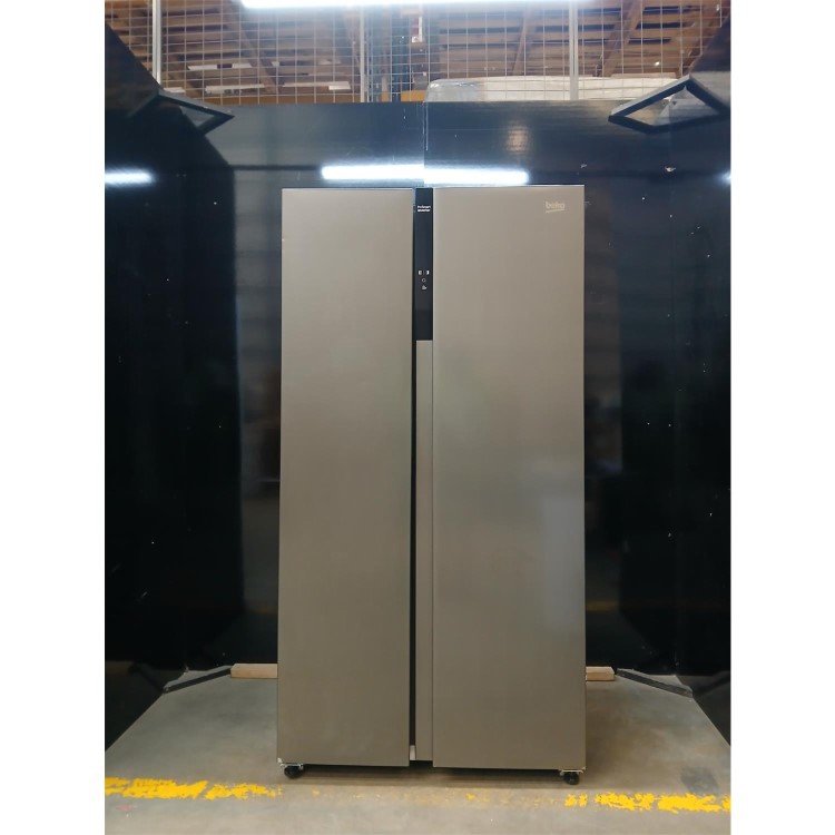 GRADE A2 - Beko 532 Litre Side by Side American Fridge Freezer - Brushed Steel