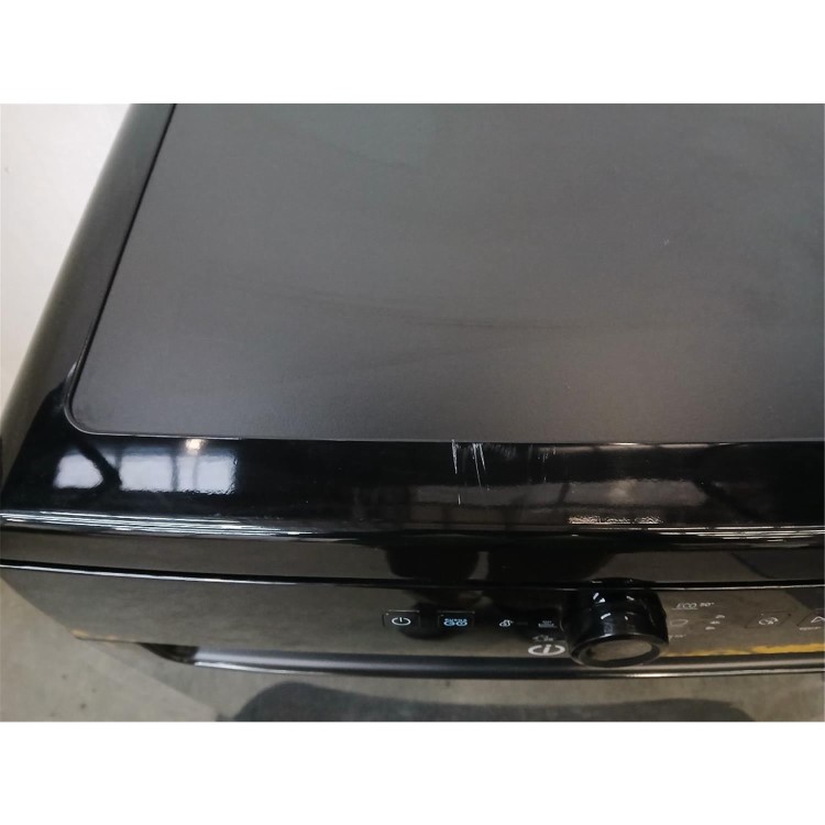Refurbished Indesit Fast&Clean D2FHK26BUK Freestanding Dishwasher - Push&Go Black