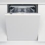 GRADE A2 - Indesit Fast&Clean Integrated Dishwasher - D-Rated, White control panel