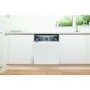GRADE A2 - Indesit Fast&Clean Integrated Dishwasher - D-Rated, White control panel