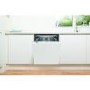 GRADE A2 - Indesit Fast&Clean Integrated Dishwasher - D-Rated, White control panel