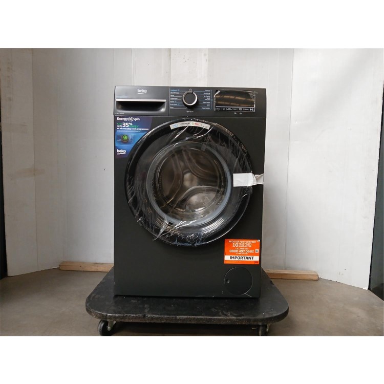 GRADE A2 - Beko IronFast RecycledTub&reg; 9kg 1400rpm Washing Machine - Graphite