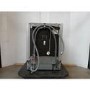 GRADE A2 - AEG 6000 SatelliteClean Semi-Integrated Dishwasher - C-Rated, Silver control panel