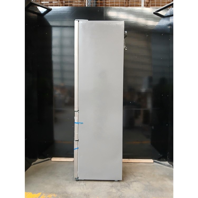 GRADE A2 - electriQ 282 Litre Fridge Freezer - Total No Frost in Stainless Steel