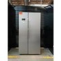 GRADE A2 - Hotpoint 593 Litre Side-By-Side American Fridge Freezer - Stainless Steel