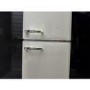 Refurbished electriQ 246 Litre 50/50 Retro Freestanding Fridge Freezer - Cream