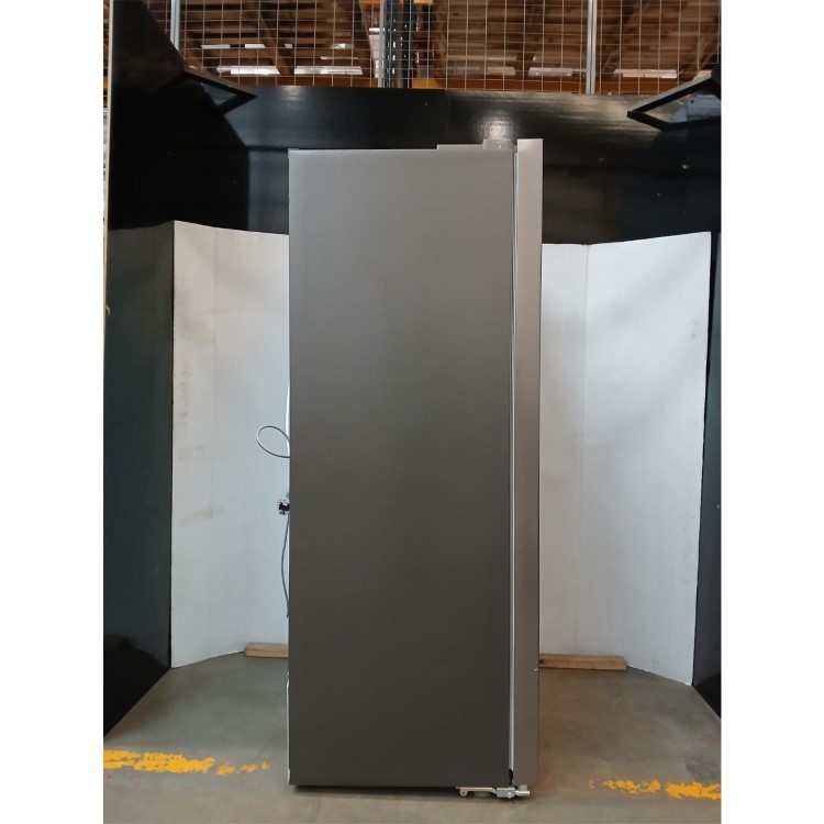 Refurbished Hotpoint 578 Litre Side-By-Side American Fridge Freezer - Stainless Steel