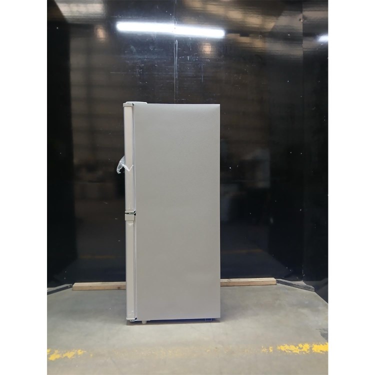 GRADE A2 - electriQ 155 Litre 50/50 Freestanding Fridge Freezer - Silver