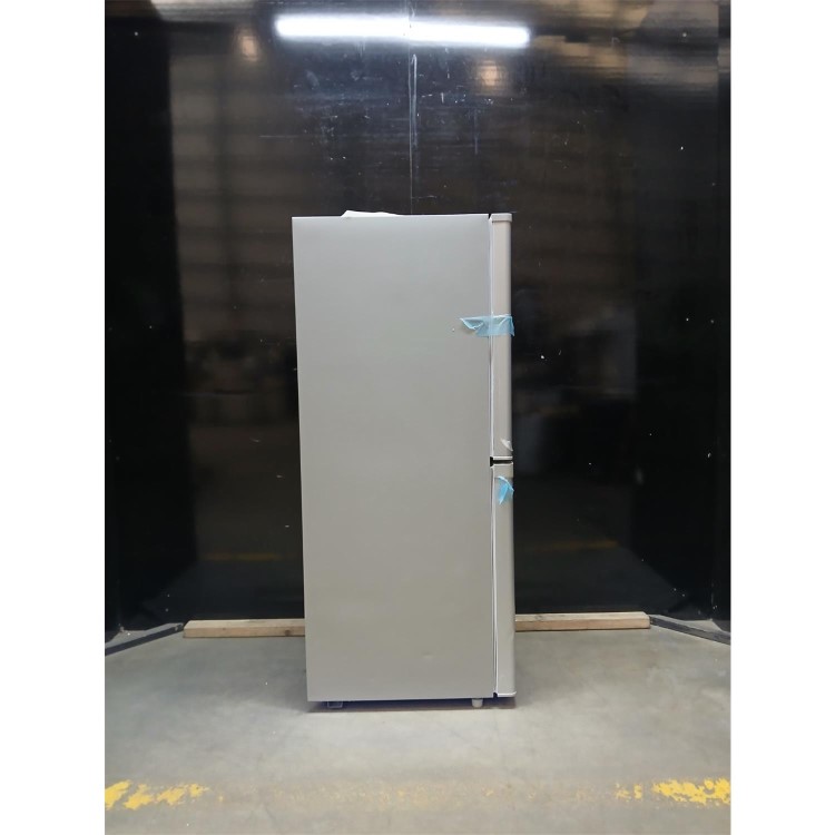 GRADE A2 - electriQ 155 Litre 50/50 Freestanding Fridge Freezer - Silver