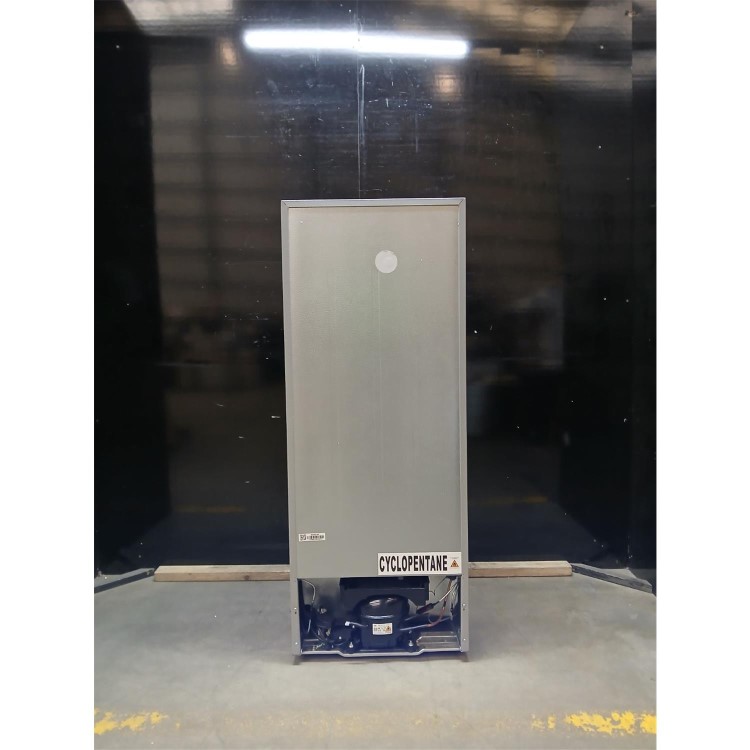 GRADE A2 - electriQ 155 Litre 50/50 Freestanding Fridge Freezer - Silver