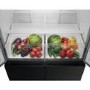 GRADE A2 - AEG 6000 Series 600 Litre Four Door American Fridge Freezer - Black
