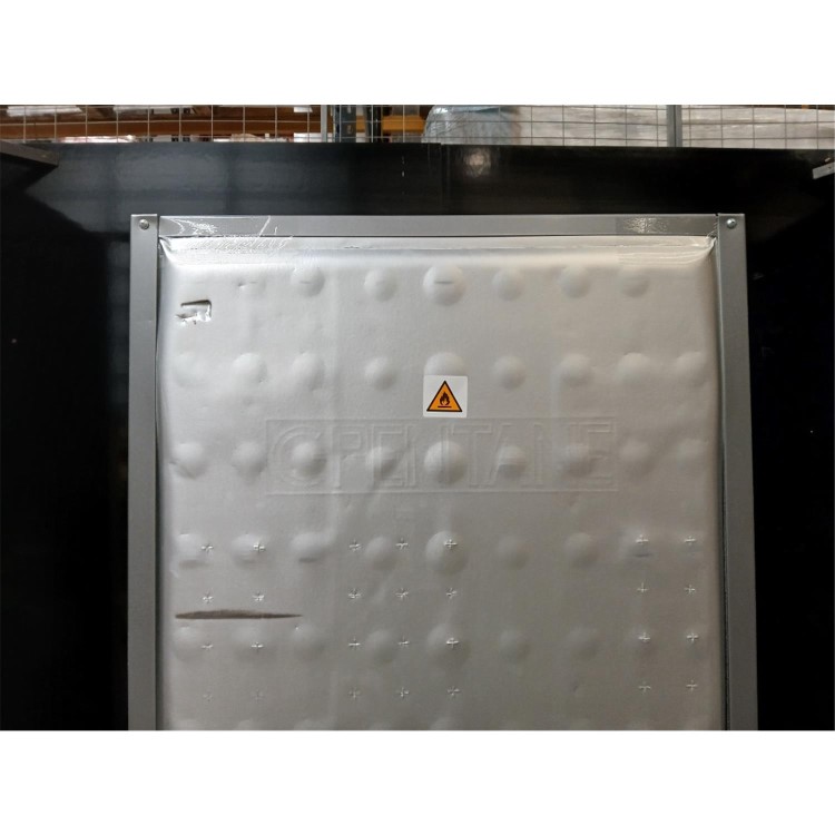 GRADE A2 - Hotpoint 355 Litre 70/30 Freestanding Fridge Freezer - Dark Inox