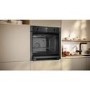 Neff N50 B3ACE4AG3B Slide and Hide Electric Single Oven - Graphite