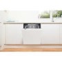 Refurbished Indesit Push&Go Integrated Dishwasher - White control panel