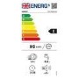 Refurbished Indesit Push&Go Integrated Dishwasher - White control panel