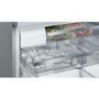 Refurbished Bosch KFF96PIEP Series 8 573 Litre French Style American Freestanding Fridge Freezer - Easyclean Stainless Steel