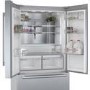 Refurbished Bosch KFF96PIEP Series 8 573 Litre French Style American Freestanding Fridge Freezer - Easyclean Stainless Steel