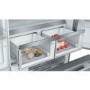 Refurbished Bosch KFF96PIEP Series 8 573 Litre French Style American Freestanding Fridge Freezer - Easyclean Stainless Steel