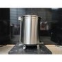 GRADE A3 - Hamoki Mobile Round Waste Bin - 100 Ltr