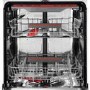 GRADE A2 - AEG 6000 SatelliteClean Integrated Dishwasher - C-Rated, Black control panel