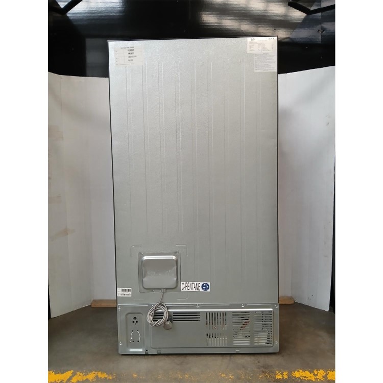 Refurbished Beko 532 Litre Side by Side American Fridge Freezer - Brushed Steel