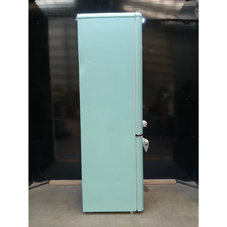 GRADE A2 - electriQ 244 Litre 60/40 Freestanding Fridge Freezer - Blue