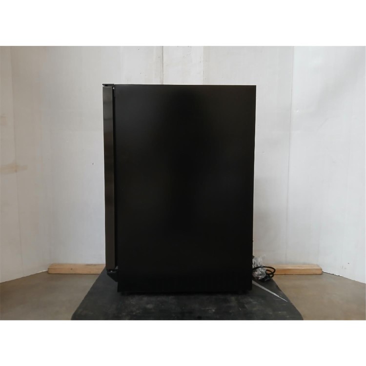 GRADE A2 - electriQ 18 Bottle Capacity 30cm Freestanding Under Counter Wine Cooler - Premium Dark Stainless Steel