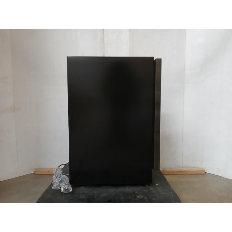 GRADE A2 - electriQ 18 Bottle Capacity 30cm Freestanding Under Counter Wine Cooler - Premium Dark Stainless Steel