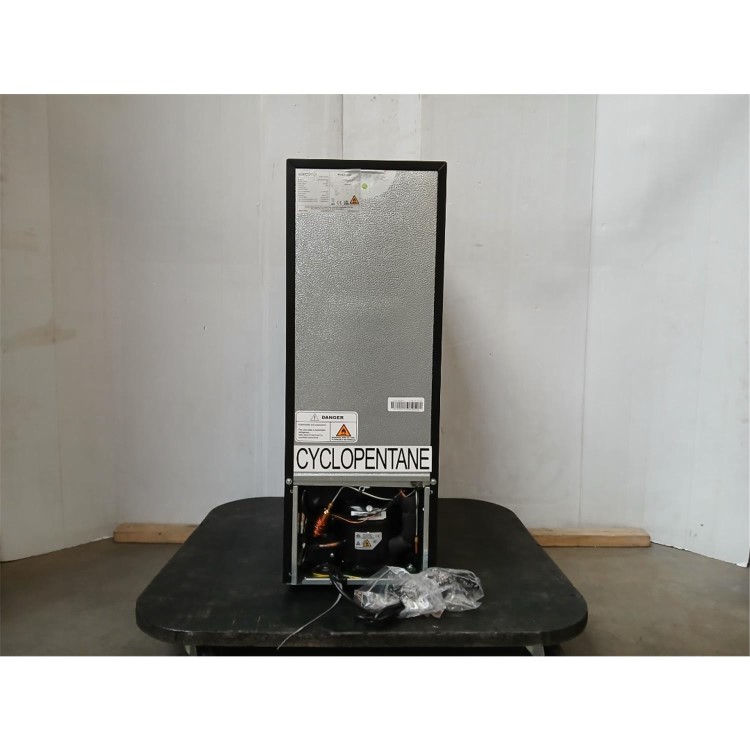 GRADE A2 - electriQ 18 Bottle Capacity 30cm Freestanding Under Counter Wine Cooler - Premium Dark Stainless Steel