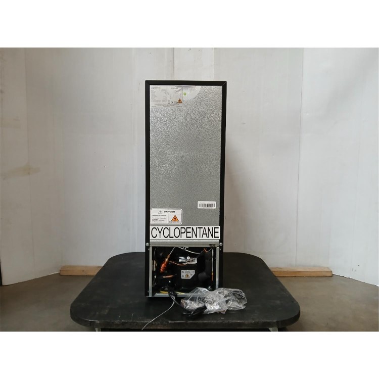 GRADE A2 - electriQ 18 Bottle Capacity 30cm Freestanding Under Counter Wine Cooler - Premium Dark Stainless Steel