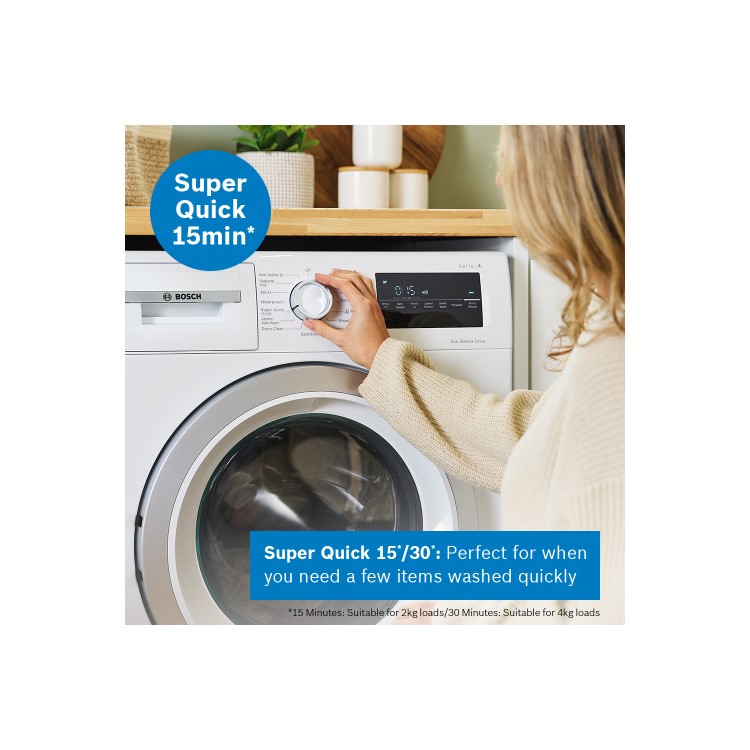 Refurbished Bosch Series 4 9kg 1400rpm Washing Machine - White
