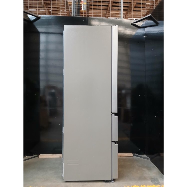 GRADE A2 - Haier FD 70 Series 5 446 Litre French Style American Fridge Freezer - Platinum Inox