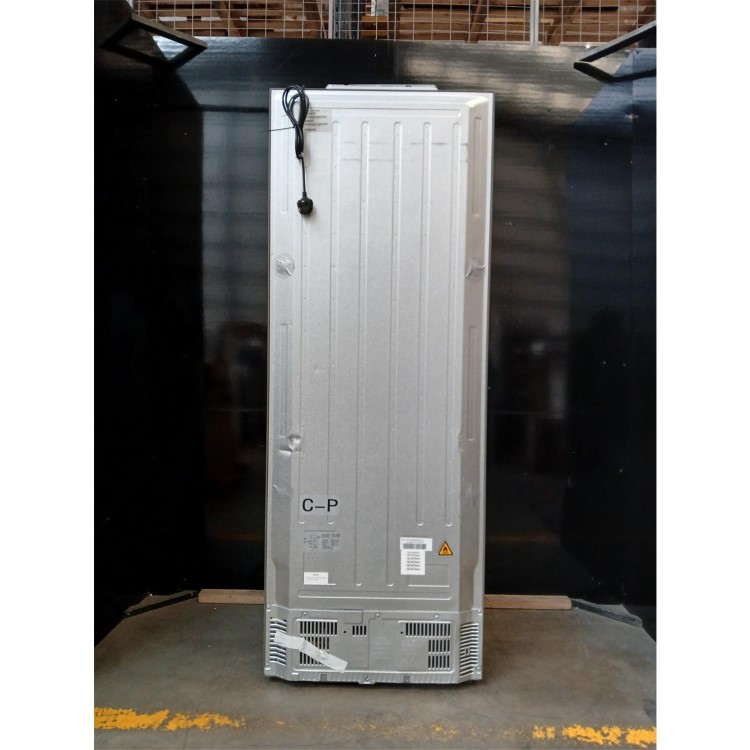 GRADE A2 - Haier FD 70 Series 5 446 Litre French Style American Fridge Freezer - Platinum Inox