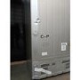 GRADE A2 - Haier FD 70 Series 5 446 Litre French Style American Fridge Freezer - Platinum Inox