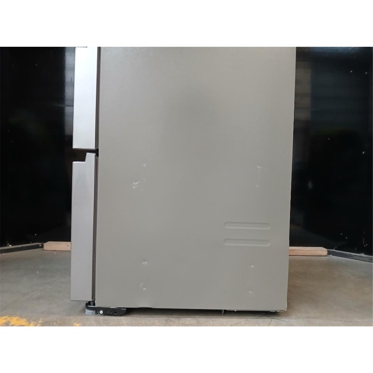 GRADE A2 - Haier FD 70 Series 5 446 Litre French Style American Fridge Freezer - Platinum Inox