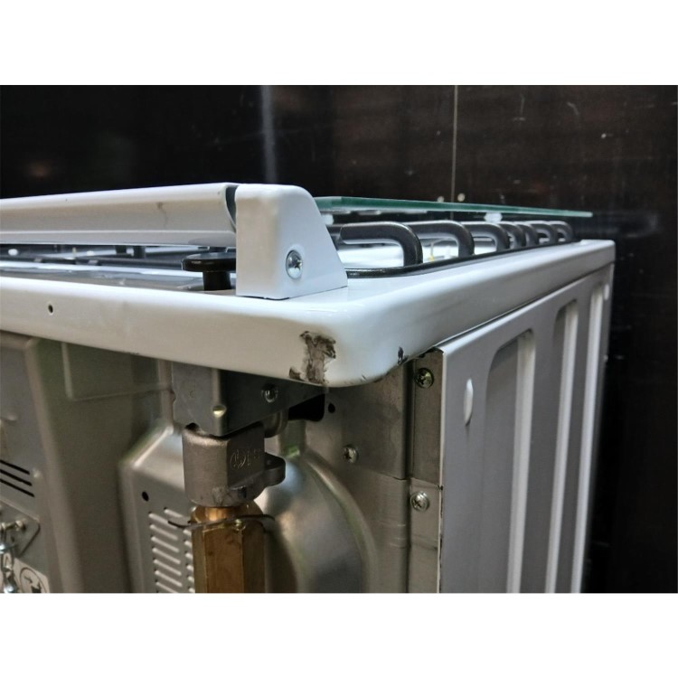 GRADE A2 - Hotpoint 50cm Gas Cooker with Lid - White