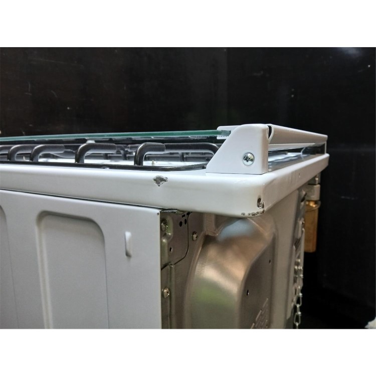 GRADE A2 - Hotpoint 50cm Gas Cooker with Lid - White