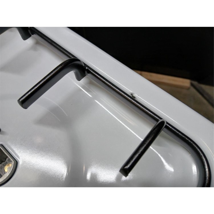GRADE A2 - Hotpoint 50cm Gas Cooker with Lid - White