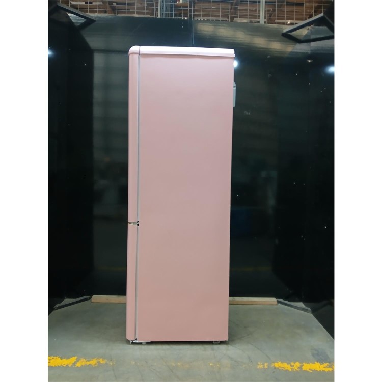 GRADE A2 - CDA 330 Litre 60/40 Retro Freestanding Fridge Freezer - Florence Tea Rose