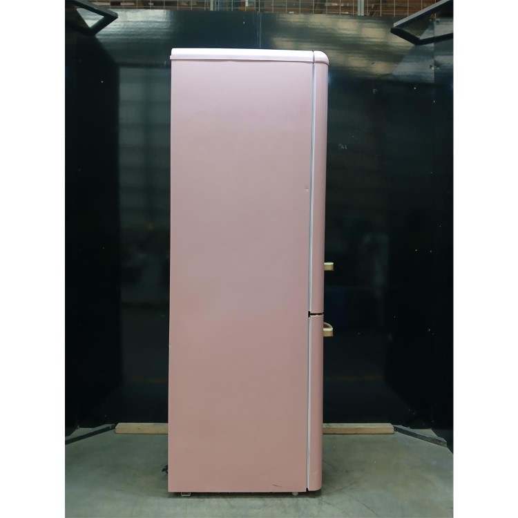 GRADE A2 - CDA 330 Litre 60/40 Retro Freestanding Fridge Freezer - Florence Tea Rose