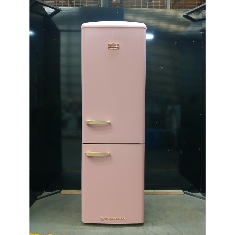 GRADE A2 - CDA 330 Litre 60/40 Retro Freestanding Fridge Freezer - Florence Tea Rose